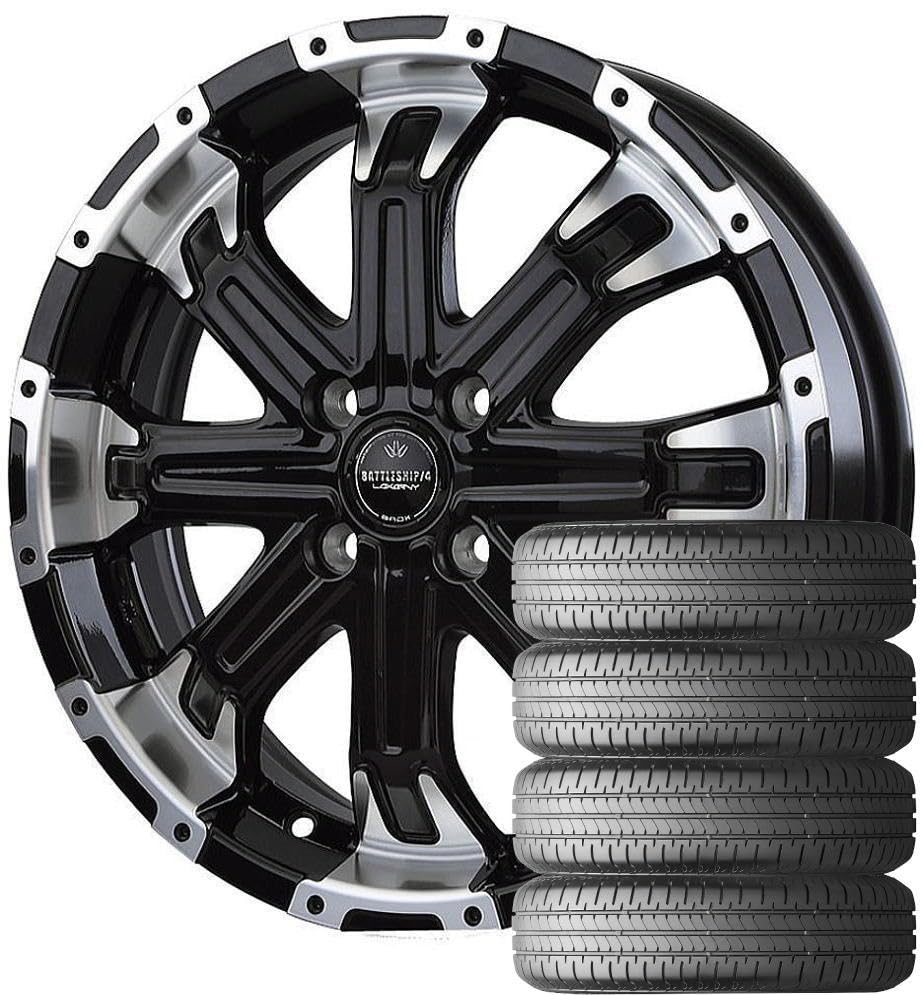 Amazon | 【軽自動車用】ロクサーニ バトルシップ 4 (14×4.5J 4-100 +